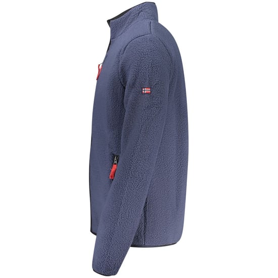 Norwegen 1963 Blauer Polyester Herrenpullover - Image 3
