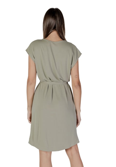 Lässiges V-Neck Mini-Kleid mit kurzen Ärmeln - Image 3