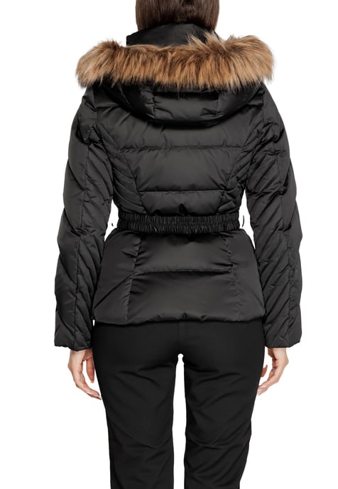 Kapuzengaube Pufferjacke Schwarz - Image 3
