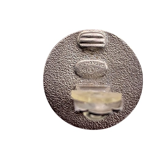 Chanel Vintage Metallohrringe - Image 4