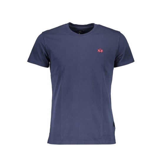 La Martina Blaues Baumwoll Herren T-Shirt - Image 1