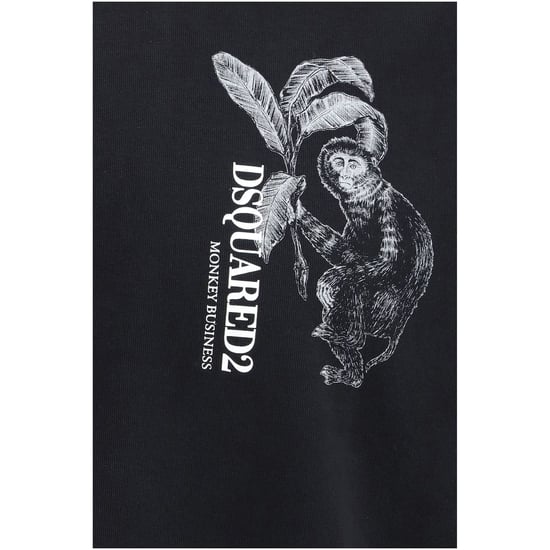 Dsquared² Schwarzes Baumwoll-T-Shirt - Image 3