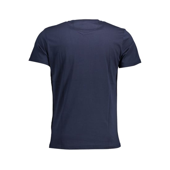 La Martina Chic Rundhalsausschnitt Baumwollshirt in Blau - Image 2