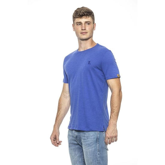 Billionaire Italian Couture Hellblau Baumwoll-T-Shirt - Image 2