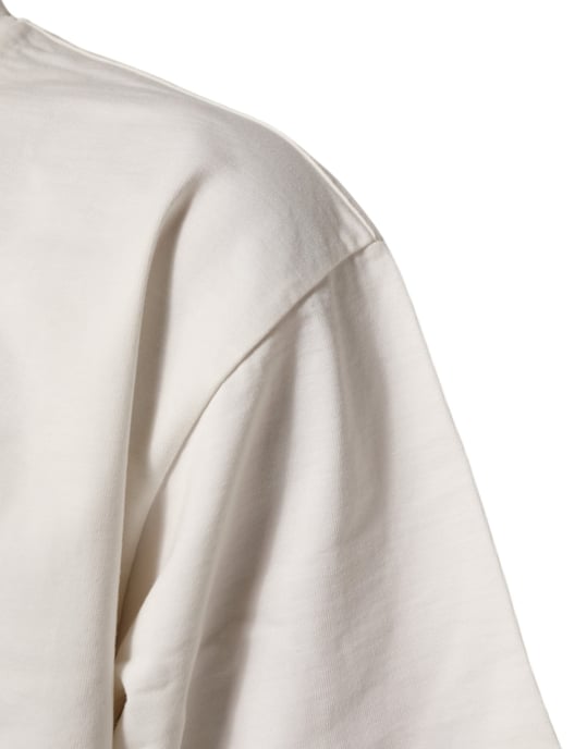 Dolce & Gabbana Weißes Logo-Print Baumwoll T-Shirt mit Rundhalsausschnitt für Herren - Image 6