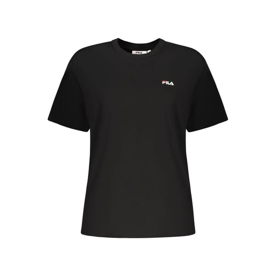 Fila Schwarzes Baumwoll-T-Shirt für Frauen - Image 1