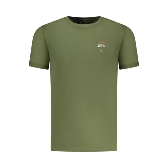Aeronautica Militare Grün Baumwolle Herren Unterwäsche Shirt - Image 1