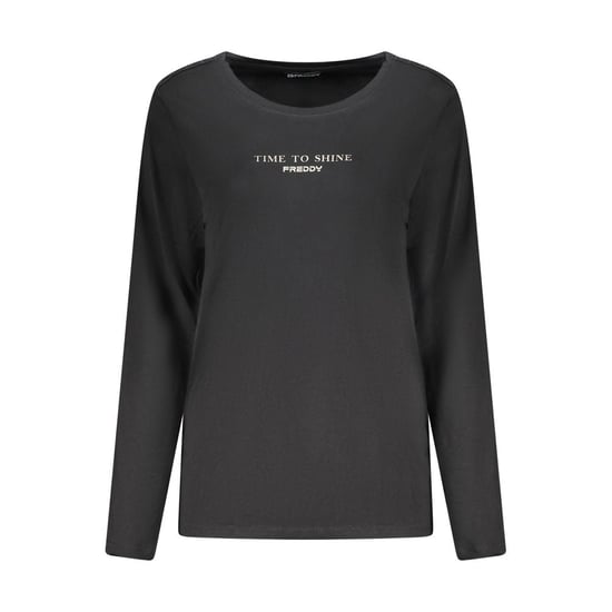 Freddy Schwarzes Baumwoll Damen T-Shirt - Image 1