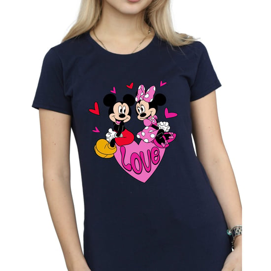 Disney - "Love Heart" T-Shirt für Damen (Marineblau) - Image 2