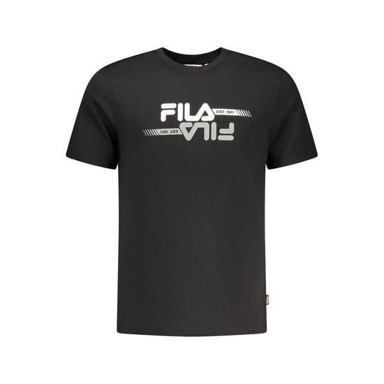 Fila Schwarzes Baumwoll Herren T-Shirt - Image 1