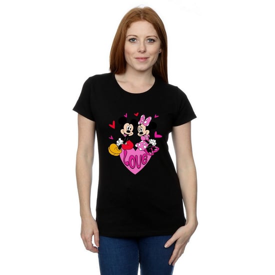 Disney - "Love Heart" T-Shirt für Damen (Schwarz) - Image 3