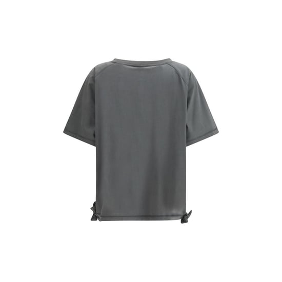 Ganni Graues Baumwoll-T-Shirt - Image 2