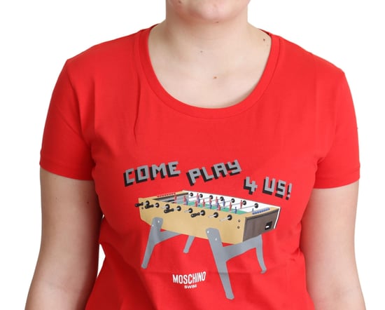 Moschino Tsh5061 Tischfußball T-Shirt Rot - Image 2