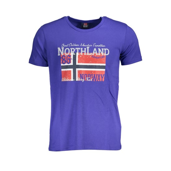 Norwegen 1963 Blau Baumwolle Herren T-Shirt - Image 1