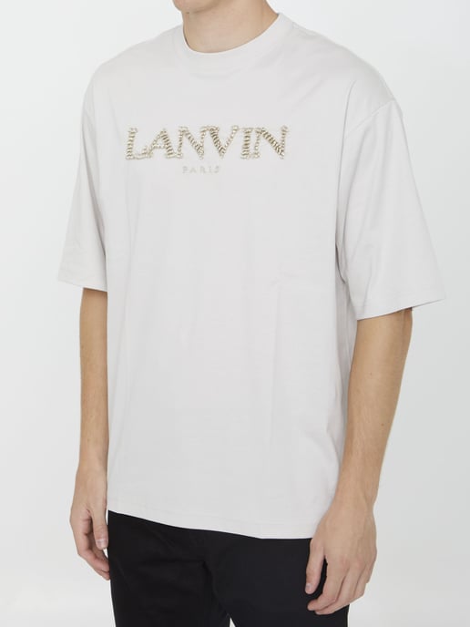 Baumwollt-shirt mit Logo lässige Kurzarm - Image 2