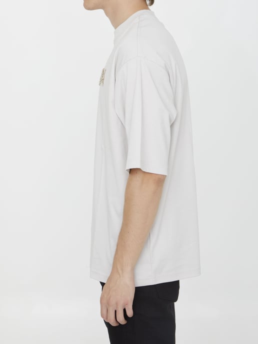 Baumwollt-shirt mit Logo lässige Kurzarm - Image 3