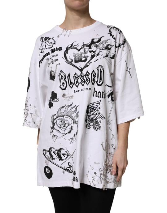 Sicherheitsnadel Grafik T-Shirt - Image 1