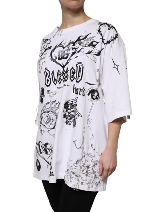 Sicherheitsnadel Grafik T-Shirt - Image 2