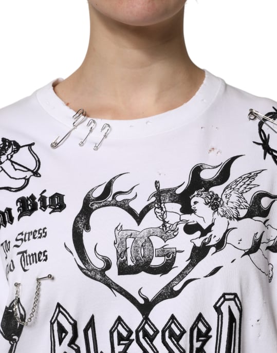 Sicherheitsnadel Grafik T-Shirt - Image 4