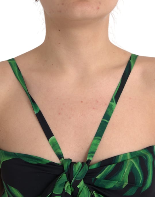 Dolce Gabbana Top mit tropischem Blattdruck - Image 4