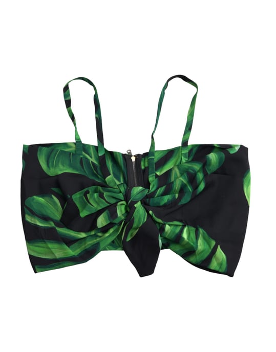 Dolce Gabbana Top mit tropischem Blattdruck - Image 6