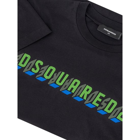 Dsquared² Schwarzes Baumwoll-T-Shirt - Image 3