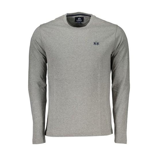 La Martina Grigio Baumwoll Herren T-Shirt - Image 1