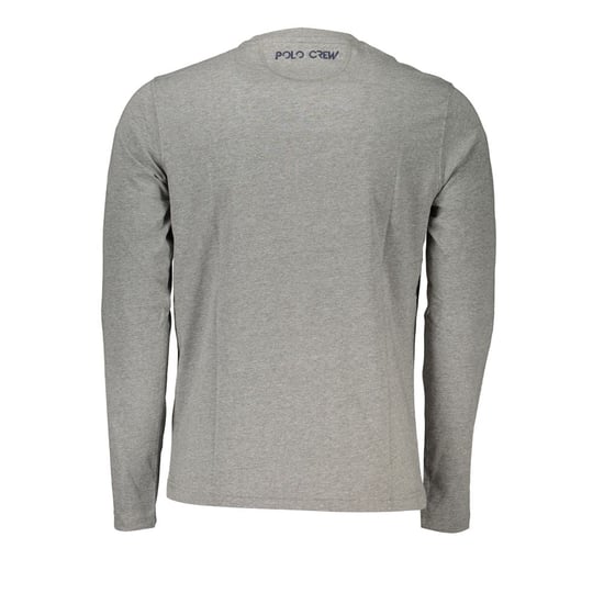La Martina Grigio Baumwoll Herren T-Shirt - Image 2