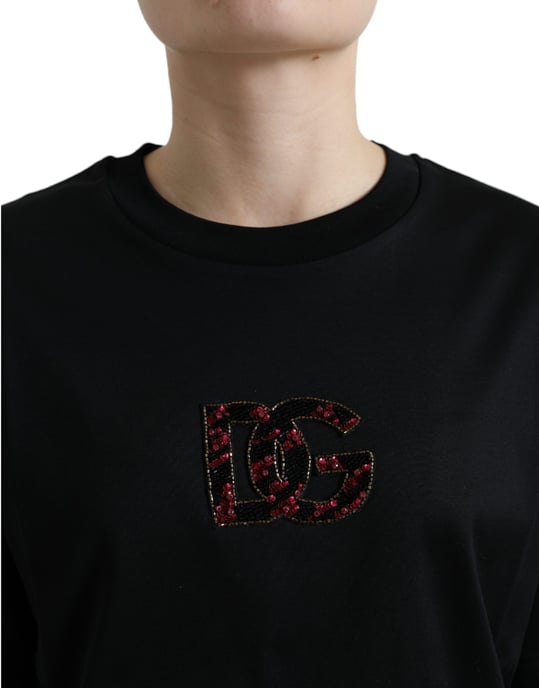 Dolce Gabbana T-Shirt mit Pailletten Tsh84346 - Image 4