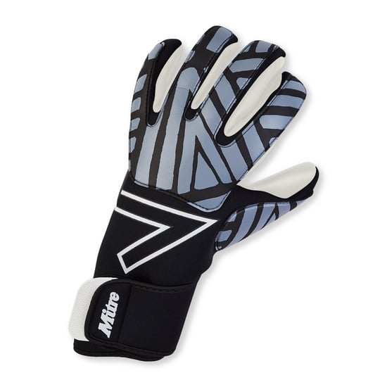 Mitre - "Impel" Torhüter-Handschuhe für Herren/Damen Unisex (Schwarz/Weiß) - Image 1