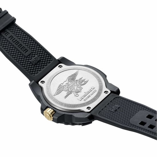 Luminox Schwarze Gummi Sportuhr - Image 3