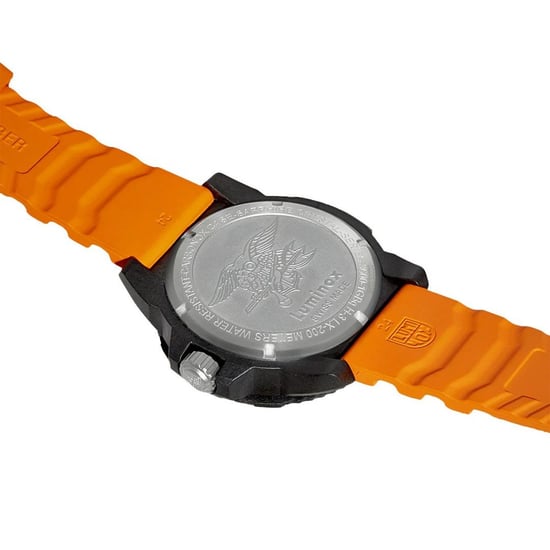 Luminox Orange Gummi Sportuhr - Image 3