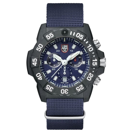Luminox Schwarze Gummi Sportuhr - Image 1