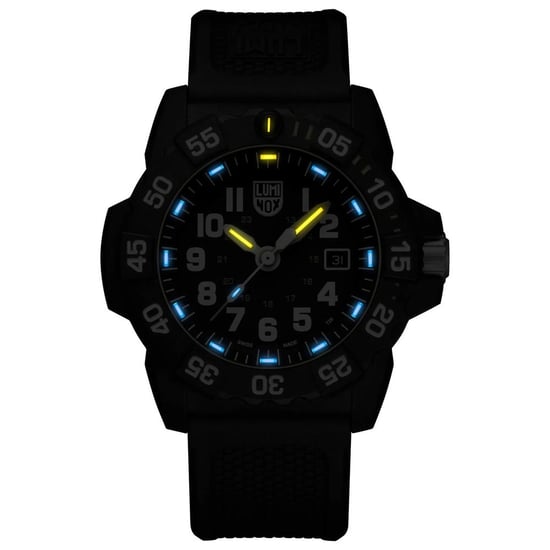 Luminox Schwarze Gummi Sportuhr - Image 2