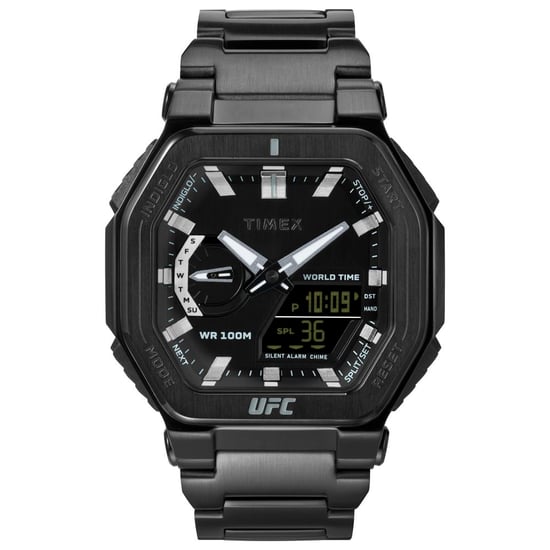 Timex Sportuhr aus schwarzem Edelstahl - Image 1
