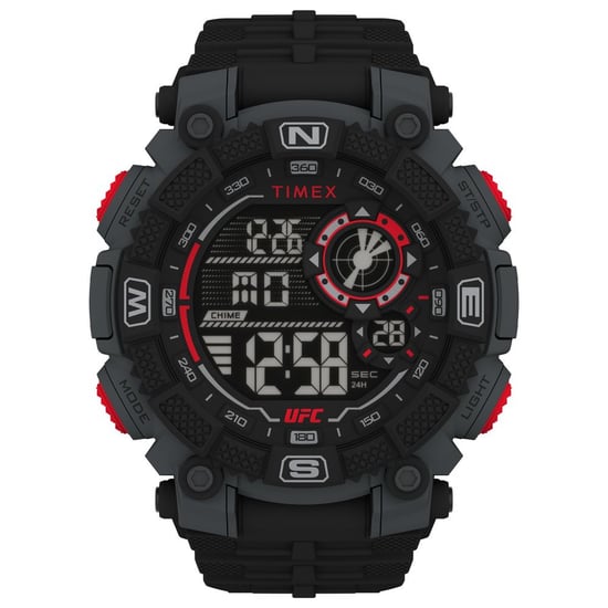 Timex Schwarze Gummisportuhr - Image 1