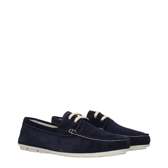 Prada Blaue Leder Slipper - Image 2