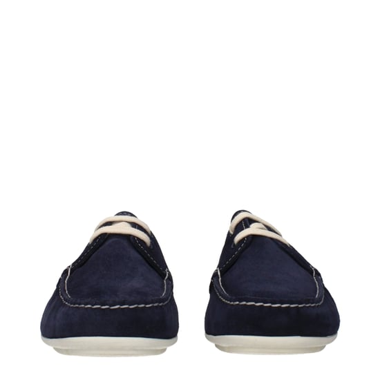 Prada Blaue Leder Slipper - Image 3