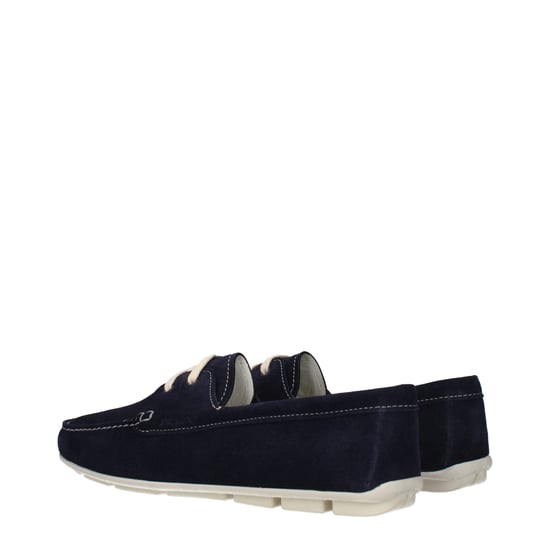 Prada Blaue Leder Slipper - Image 4