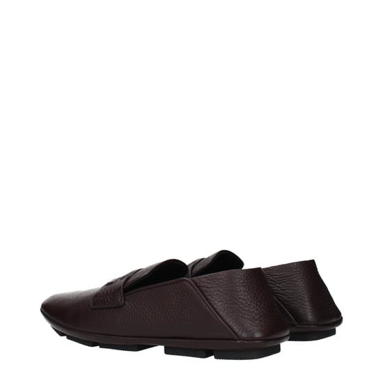 Dolce & Gabbana Braune Leder Slipper - Image 4