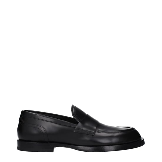 Dolce & Gabbana Schwarze Leder Slipper - Image 1