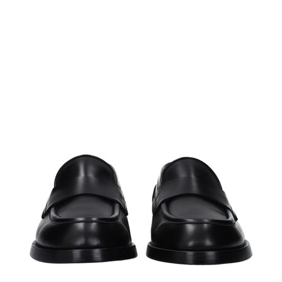 Dolce & Gabbana Schwarze Leder Slipper - Image 3