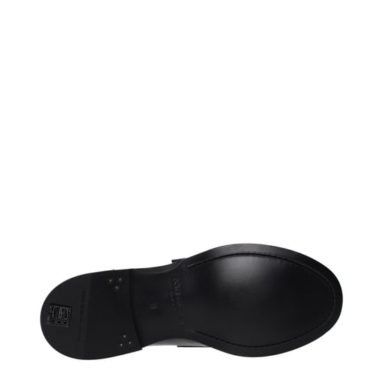 Dolce & Gabbana Schwarze Leder Slipper - Image 5