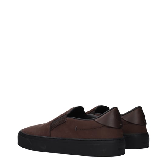Moncler Braune Leder Slipper - Image 4