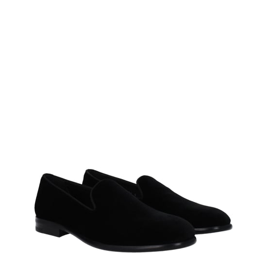Dolce & Gabbana Schwarze Samt Slipper - Image 2