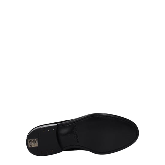 Dolce & Gabbana Schwarze Samt Slipper - Image 5