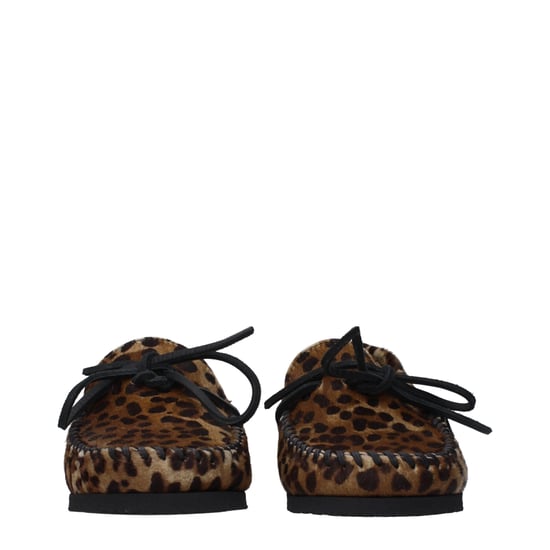 Isabel Marant Braune Haarschuh Slipper - Image 3