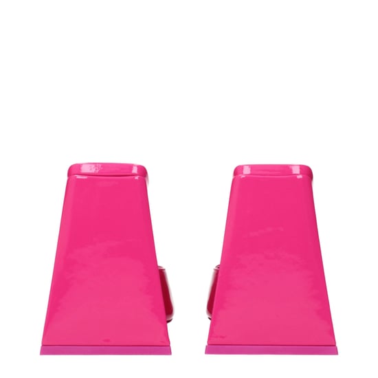 Die Attico Pinke Leder-Plateau-Sandalen - Image 5