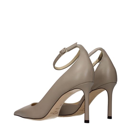 Jimmy Choo Graue Lederpumps - Image 4