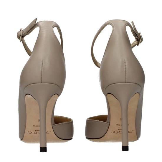 Jimmy Choo Graue Lederpumps - Image 5